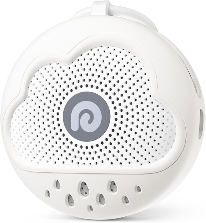 Dreamegg White Noise Machine - Portable Sound Machine Baby with Safe Silicone Cover, Features Powerful Battery, 21 Soothing Sound, Noise Canceling for Sleeping, Baby Registry Gift, Nursery, Travel
