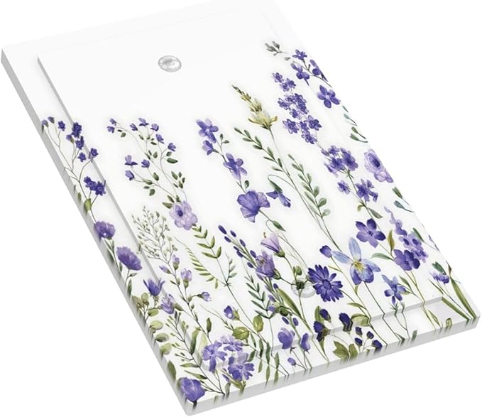 Lavender Wildflowers Purple Flowers Plant Floral Light Switch Cover Plate 1 Gang No Device Blank Electrical Wall Plates Faceplate Decorative Switch Plate Covers for Bedroom Living Room Decor
