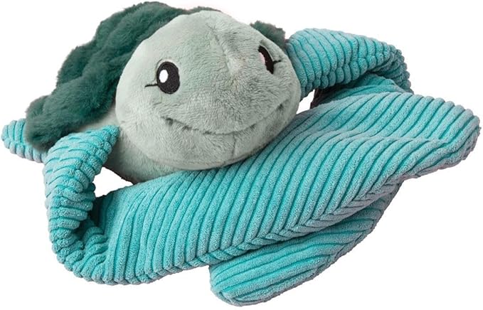 HUGIMALS Hugarounds Sidney the Sea Turtle 2.5 lb Microwaveable & Freezable Weighted Plush Neck & Shoulder Wrap | Soothing, Comforting Hugs for Self-Care & Relaxation | Unscented for Ages 2+