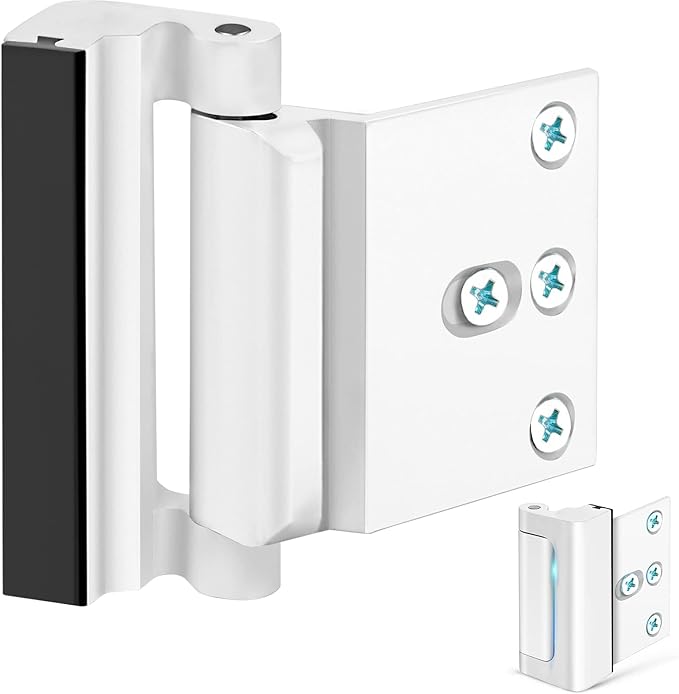 Door Lock Home Security Door Lock Security Door Reinforcement Lock Metal Door Locks for Kids Safety Proof Front Door Child Safety Lock Top Door Latch Lock Extra High Security Door Locks Interior Lock