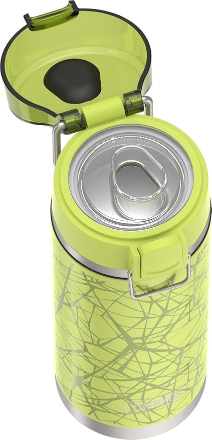 THERMOS ICON SERIES, Water Bottle with Spout - 18 Ounce, Sports Web - Stainless Steel Vacuum Insulated Water Bottle with Lid
