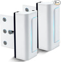 Dwell+Good Door Locks (2-Pack) - Easy To Install Aluminum Home Security Door Locks for Front Door - Child Proof Door Lock for Kids Safety- Withstand 800 lbs of Force & Tamper Proof Top Door Lock Latch