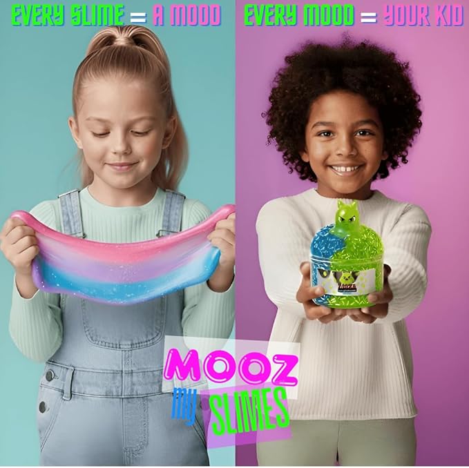 Mini Slime Party Favors for Kids -25 Blind Bag –Cloud/Butter/Crunchy/Galaxy Slime with Fake Tattoos, Sensory Toys for Girls & Boys, Xmas Gifts, Goodie Bag Stuffers, Birthday Party, Classroom Prizes