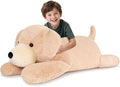 SuzziPals 43 inch Golden Retriever Giant Dog Stuffed Animal, Lifelike Jumbo Dog Plush for Stress Relief & Companion, Extra Soft Large Stuffed Animals, Big Plushies Gifts for Kids Adults