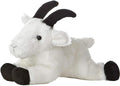 Aurora® Adorable Mini Flopsie™ Rocky Mountain Goat™ Stuffed Animal - Mini Companions Ready for Playful Adventures - for Kids All Ages, Toddlers, Adults, and Families - White 8 Inches