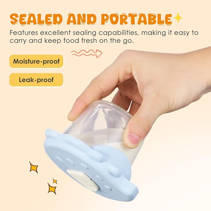 Toyvian Baby Glass Dessert Cups With Lid, Food Storage Bowl Kids Heated Glass Soup Container