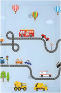 Road Construction Car Truck Hot Air Balloon Light Switch Cover Plate 1 Gang No Device Blank Electrical Wall Plates Faceplate Decorative Switch Plate Covers for Nursery Kids Room Decor
