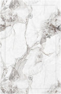 White And Gray Marble Patterns Texture Abstract Print Light Switch Cover Plate 1 Gang No Device Blank Electrical Wall Plates Faceplate Decorative Switch Plate Covers for Bathroom Kitchen Decor