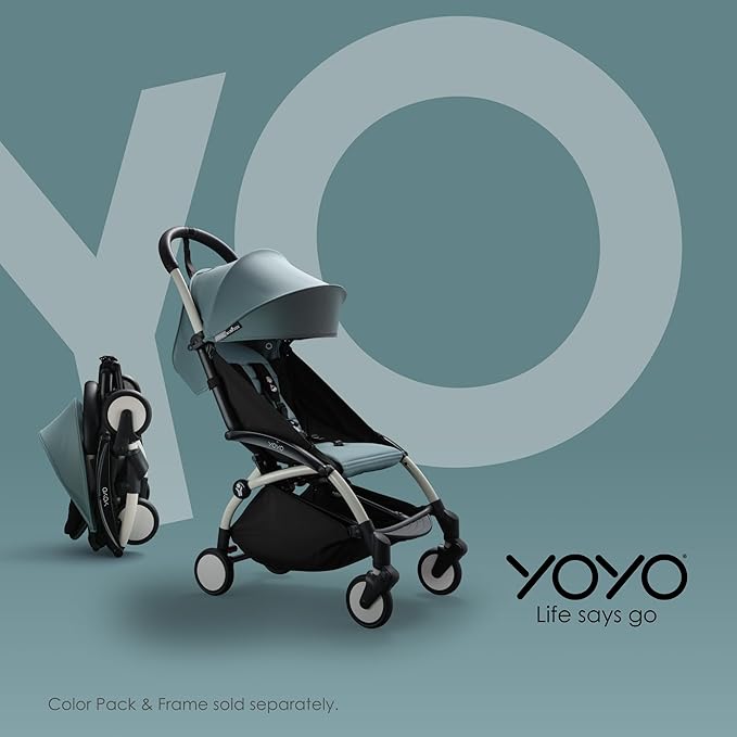 Babyzen YOYO Bag, Red – Provides Extra and Sturdy Storage in the YOYO2 Stroller – Includes Wheel Base and Hooks