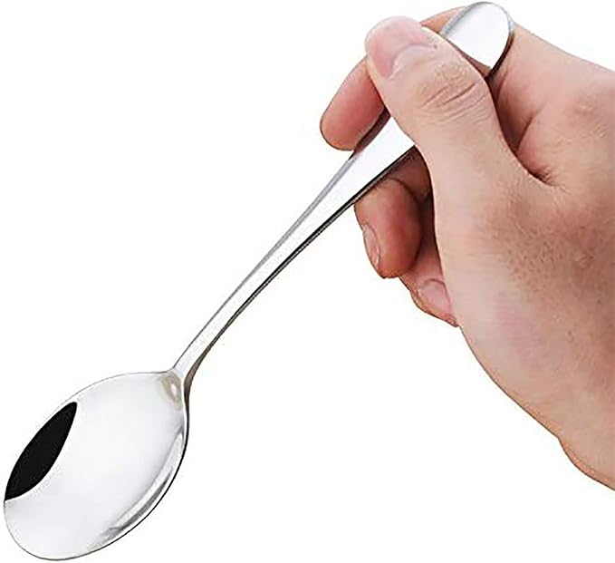 VANRA 4-Piece Children Flatware Set - 18/10 Stainless Steel Child Set Tableware - Silver Cutlery - Silverware Dinner Utensils for Kids - Chrome Finished (2 Forks + 2 Spoons)