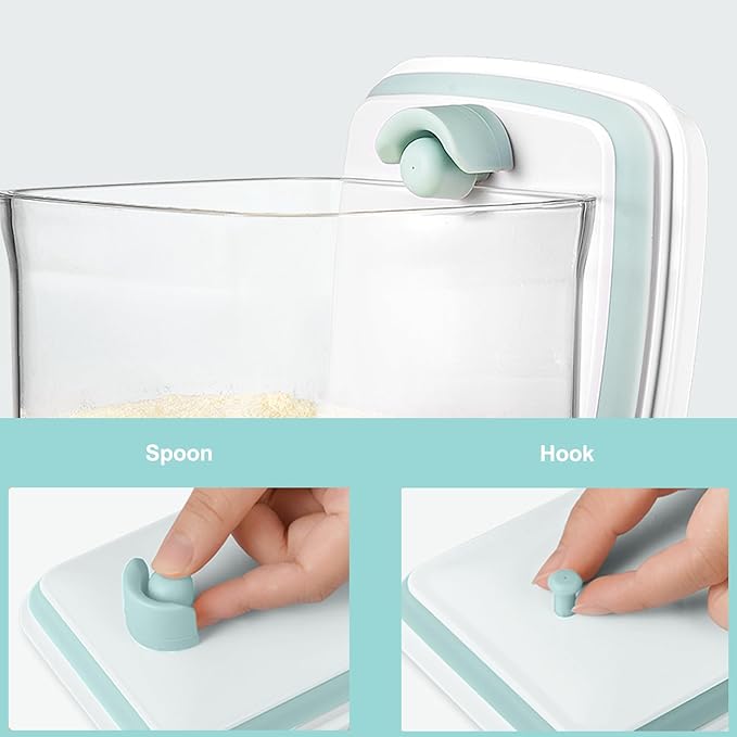 Formula Dispenser Container with Scoop 1500ML / 1.5QT Milk Powder BPA-Free Airtight 650g Formula Storage Container with Lids, BPA-Free Airtight Food Storage Container