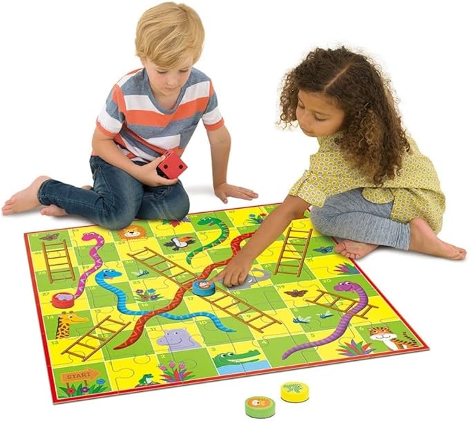Galt Toys, Giant Snakes & Ladders Puzzle, for Ages 36