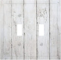 Modern Rustic Wood White Oak Print Decorative Switch Plates 2 Gang Double Toggle Outlet Light Switch Cover Wall Plate Electrical Faceplate for Farmhouse Home Decor