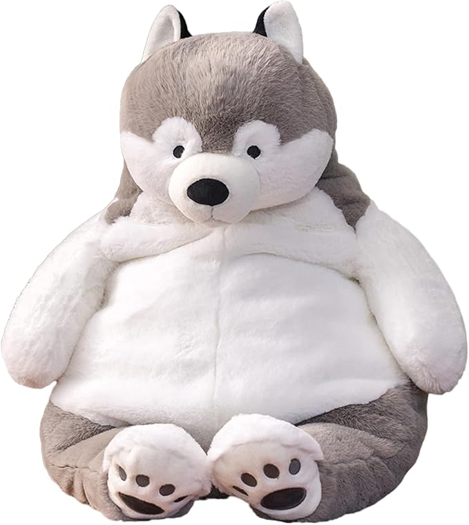 Husky Weighted Stuffed Animals, 17" 3.5 lbs Weighted Husky Dog Plush Toy Large Weighted Plush Animal Pillow Gifts for Boys and Girls