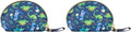Itzy Ritzy Everything Storage Pouch; Small Zipper Pouch Holds 2 Pacifiers; Snap Handle Attaches to Diaper Bag, Stroller or Purse; Holds Earbuds, Chargers, Change or Disposable Bags