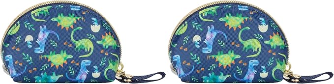Itzy Ritzy Everything Storage Pouch; Small Zipper Pouch Holds 2 Pacifiers; Snap Handle Attaches to Diaper Bag, Stroller or Purse; Holds Earbuds, Chargers, Change or Disposable Bags