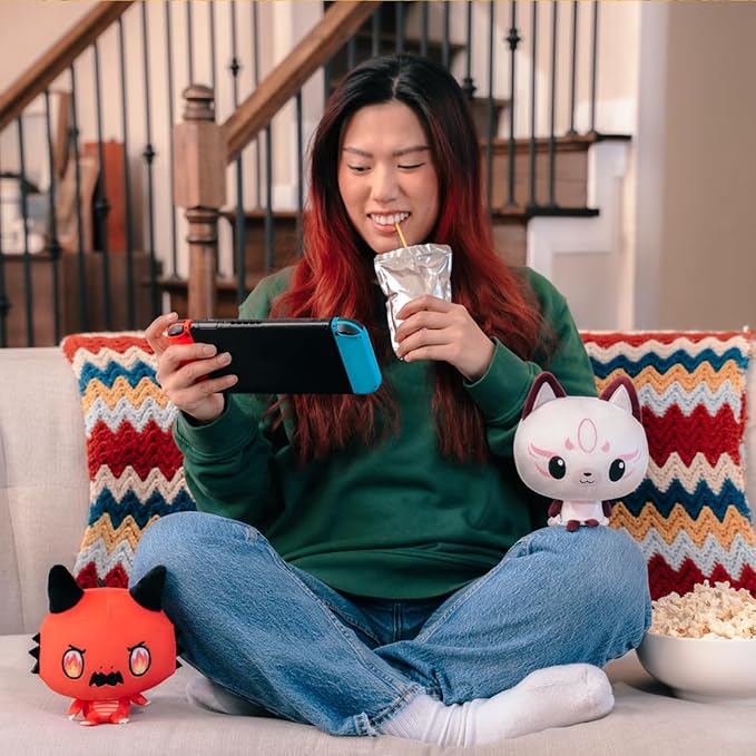 Teeturtle Cloudheads Yuki the Kitsune Plush - 5-Inch Fox Stuffed Animal with Embroidered Details - Soft Cuddly Plush Toys for Kids, Teens, and Adults