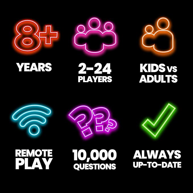 Outsmarted Ultimate Edition - 10 Exciting Bonus Categories | Kids, Teens & Adults | Next-Level Game Night for Family & Friends | 2–24 Players | Age 8+ | 10,000+ Questions | 2026 Edition