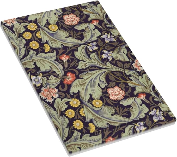 Boho William Morris Floral Green Leaves Flower Light Switch Cover Plate 1 Gang No Device Blank Electrical Wall Plates Faceplate Decorative Switch Plate Covers for Farmhouse Home Decor