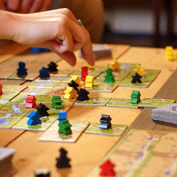 Asmodee Carcassonne Board Game - Classic Tile-Laying Strategy Game, Family Fun Medieval Adventure for Kids & Adults, Ages 7+, 2-5 Players, 35 Minute Playtime