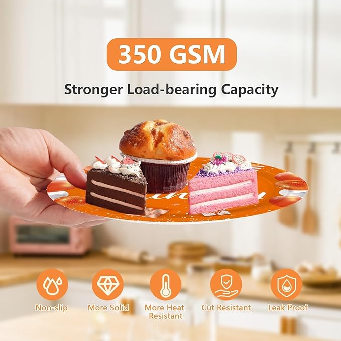 168Pcs Orange Happy Birthday Decorations Orange and White Plates and Napkins Cups Forks Disposable Bday Tableware Sets for Women Girls Kids Boys Men Birthday Baby Shower Party Supplies Serves 24