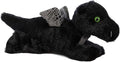 Aurora® Adorable Mini Flopsie™ Midnight Dragon™ Stuffed Animal - Playful Ease - Timeless Companions - Black 8 Inches