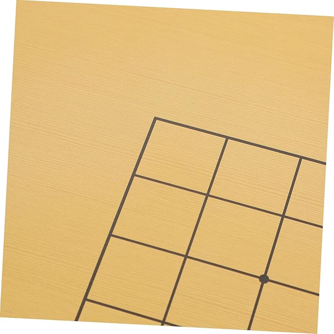 HANABASS 2pcs Wooden Go Chessboard Double-Sided Travel Chess Game Chess for Boys and Girls Strategic Board Game Educational Chessboard