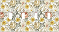 Multicolor Peony Daisy Vintage Floral Flower Light Switch Covers Quad Toggle Electrical Faceplate 4 Gang Wall Plate Decorative Switch Plates for Bedroom Living Room Decor