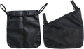 2PCS Pack Baby Stroller Organizer,The Side One for Toys and Snacks,The Back One For Mommy to Keep Keys, Phone, Snacks, Bottles,Nappy Diaper Storage, Detachable,Fits for Umbrella Strollers (BLACK F)