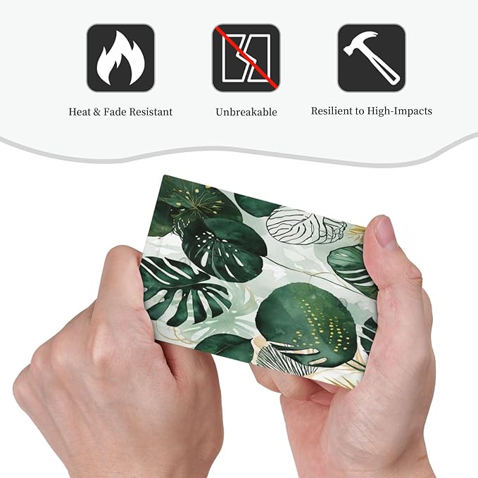 Light Switch Cover Plate Boho Tropical Leaves 1 Gang No Device Blank Electrical Wall Plates Faceplate Decorative Switch Plate for Bedroom Bathroom Decor