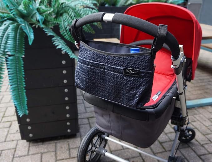 Babymel Navy Travel Stroller Organizer & Hanging Organizer Universal Fit, Navy