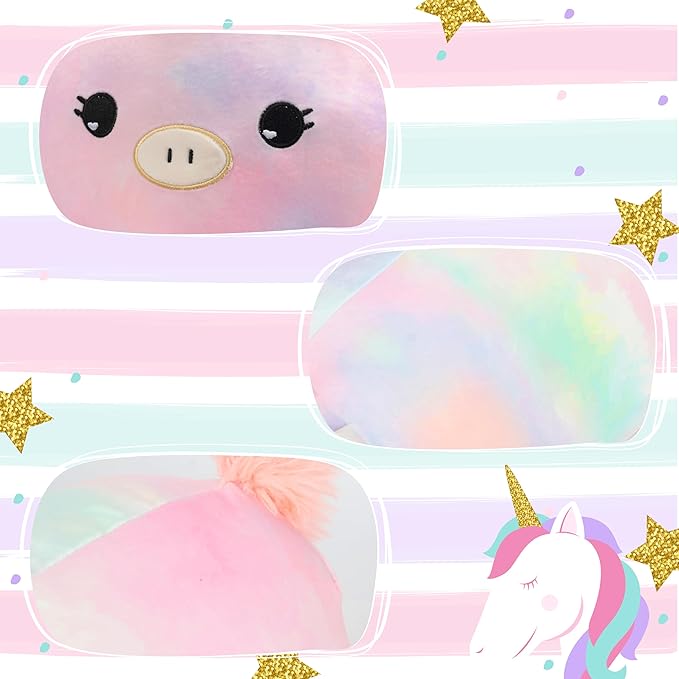 Cuteoy 17.7" Unicorn Stuffed Animal Plush Pillow Soft Comfortable Plushies Large Throw Body Pillow Sleeping Plush Toy for Girls Boys Birthday