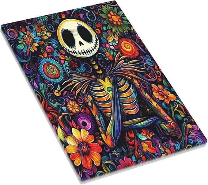 Light Switch Cover Plate Colorful Flowers Abstract Skull 1 Gang No Device Blank Electrical Wall Plates Faceplate Decorative Switch Plate For Home Living Room Decor