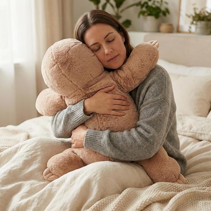 WEIGEDU Large Weighted Sloth Stuffed Animal Plush Toy with Embroidered Eyes and Removable Weight Pack - 28 Inches, 5 lb for Kids and Adults