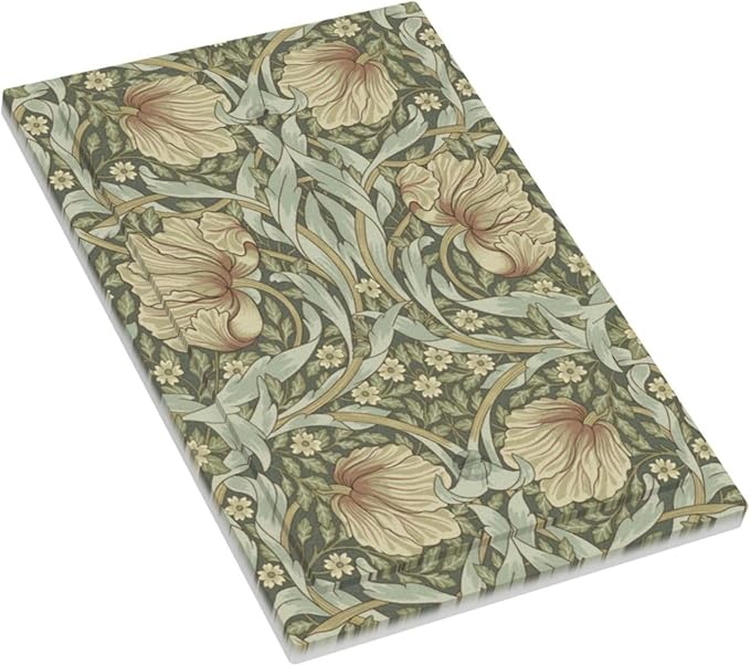 William Morris Pimpernel Flowers 1 Gang Light Switch Cover Vintage Floral Green Botanical Electrical No Device Wall Plate Switchplates Decorative Faceplate for Country Bedroom Home Décor