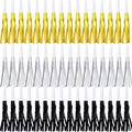 48 Pcs Gold Party Blowers, New Years Noise Makers for Kids Women Men, Birthday Blowers, Happy New Year Party Favors Metallic Fringed Party Horns