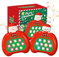 Fidget Toys for Kids, Handheld Puzzle Game with LED Screen & Multiplayer Mode, Sensory Toys for 3-12 Year Old Girls Boys, Fun Battle Gifts for Friends（Christmas）