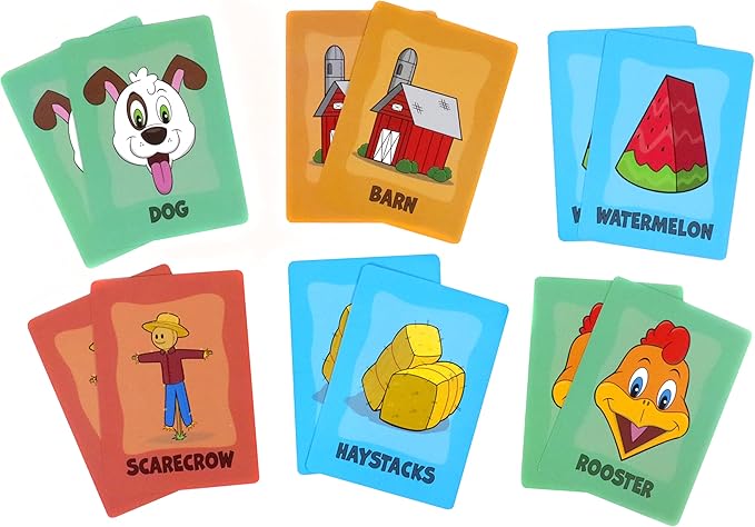 Regal Games Farm Match, Slap It, Old Maid Card Games for Kids Ages 4 5 6 7 8+ | Family Fun Playing Card Set (160 Game Cards, 3 Pack)