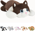 GILFWM Weighted Stuffed Animals Cat - 21.3" Cute Toy Pillow Plushie Gifts for Kids Boys Girls & Adults, 3 lbs Soft Washable Plush Pillowfort