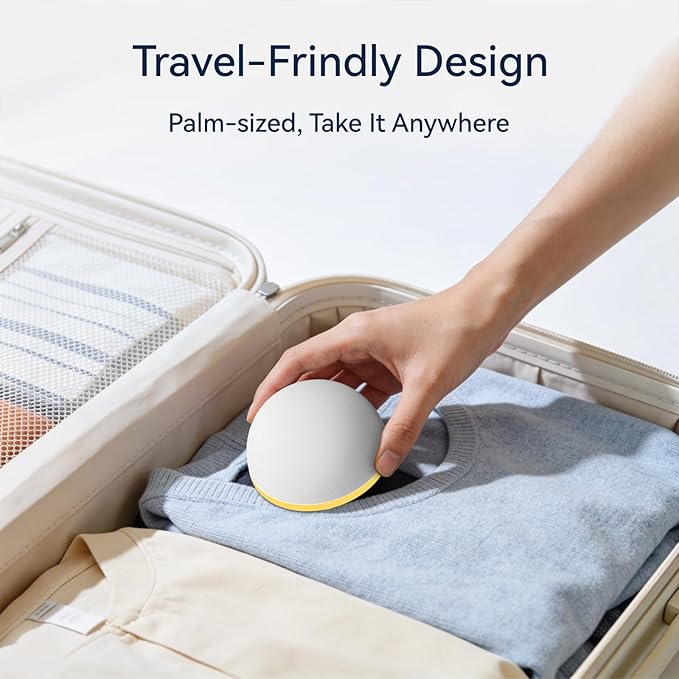 Mini Sound Machine White Noise Machine Night Light Battery Portable Brown Noise Machine 30 Soothing Sounds for Baby Kids Adults Sleep Machine 4 Timer Memory Function for Home Travel Office