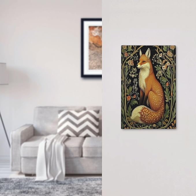 Fox Morris Plants Flowers Vine Colorful Floral Light Switch Cover Plate 1 Gang No Device Blank Electrical Wall Plates Faceplate Decorative Switch Plate For Bed Room Living Room Decor