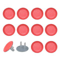 Pure Pink Pattern Outlet Plug Covers Child Proof Electrical Outlets Protector - Wall Socket Protector for Baby Kids- Electrical Insulation