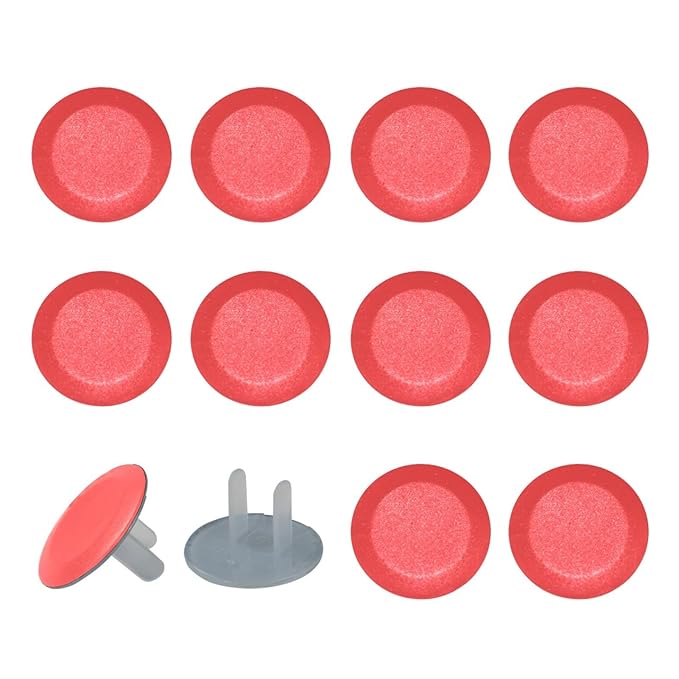 Pure Pink Pattern Outlet Plug Covers Child Proof Electrical Outlets Protector - Wall Socket Protector for Baby Kids- Electrical Insulation