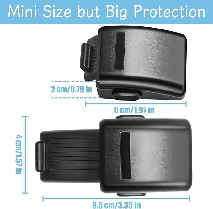 2 PCS Oven Lock Child Safety, Oven Door Lock Baby Proofing Black Oven Lock for Children with Self-Adhesive Oven Kids Safety Lock Oven Safety Locks for Toddlers