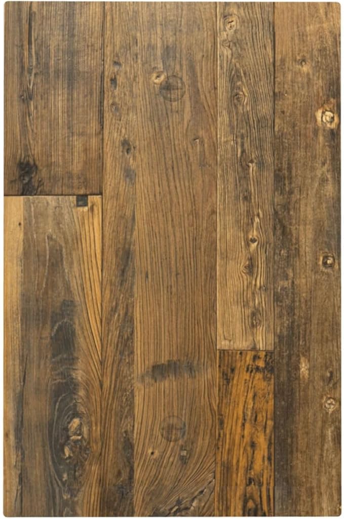 Brown Wood Vintage Rustic Old Board Light Switch Cover Plate 1 Gang No Device Blank Electrical Wall Plates Faceplate Decorative Switch Plate for Farmhouse Home Decor