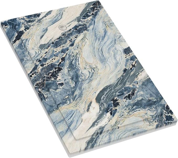 Light Switch Cover Plate Blue Grey Marbling Modern Abstract Design 1 Gang No Device Blank Electrical Wall Plates Faceplate Decorative Switch Plate for Bedroom living Room Decor