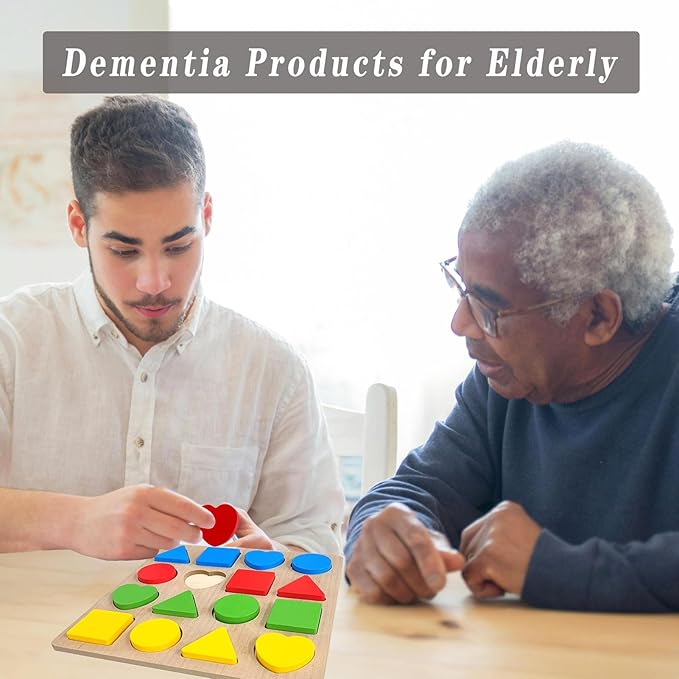 2nd Generation - Dementia Activities for Seniors,Wooden Alzheimers Products for Elderly,Keep Cognitive and Busy Puzzles Gifts & Games