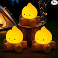 3pcs Cozy Campfire Nightlight Kits, Soothing Nature Sounds, White Noise Night Light for Baby Adult, Rechargeable, Cute Flame Lamp, Best Gift for Kids Bedrooms Camping Trips