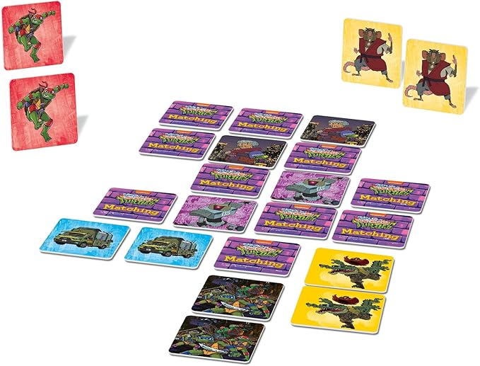 Wonder Forge Teenage Mutant Ninja Turtles Matching Game-Fun & Quick Memory Game for Kids | Engaging Toy for Ages 3-5 Years | Ideal for Solo or Family Play