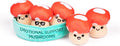 Emotional Support Mushrooms by Relatable, Cuddly Stuffed Animals and Toys, Squishy Toys and Plushies, Great Gift Ideas for Loved Ones of All Ages, Includes 5 Mushroom Plushies with Carrying Basket